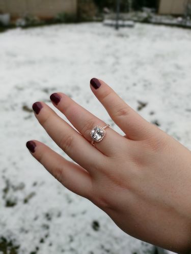 Customer photo review of Rose Gold Timeless Ring