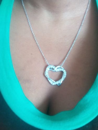 Customer photo review of Hearts with Austrian Crystals