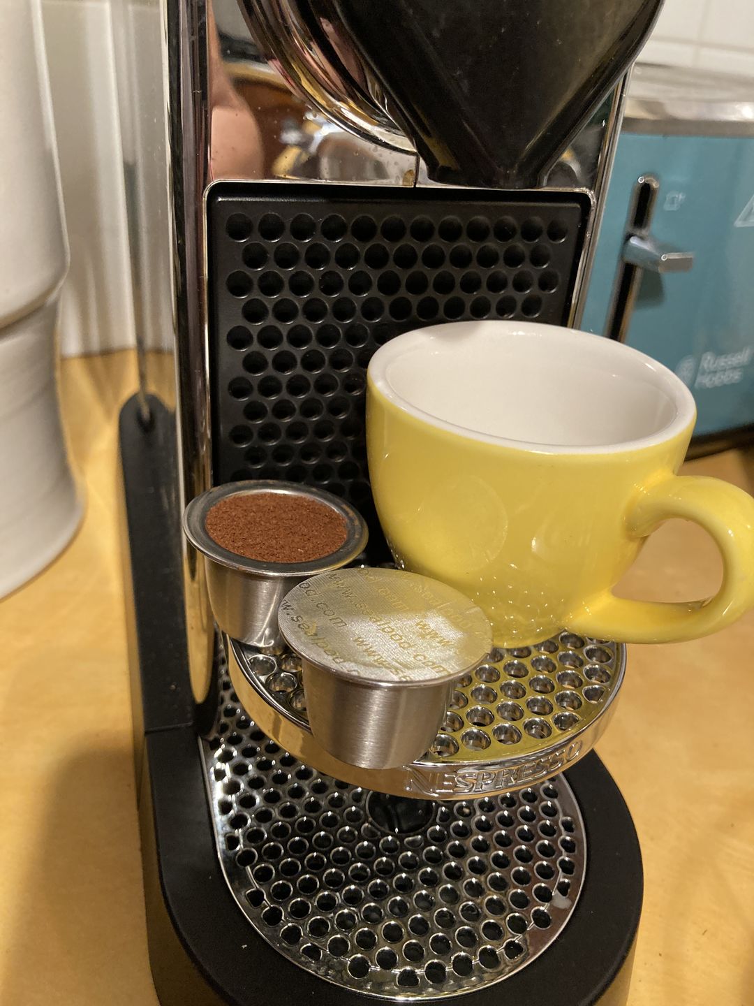Customer photo review of SealPod Refillable Coffee Capsules (for Nespresso Original Line)