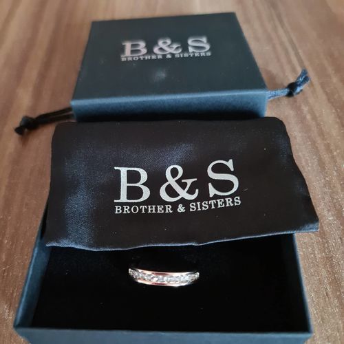 Customer photo review of Engagement Ring with Zircons