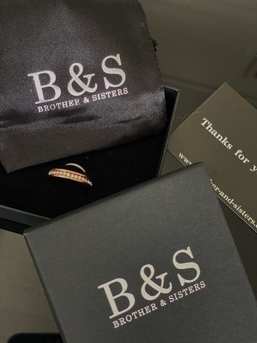 Customer photo review of Engagement Ring with Zircons