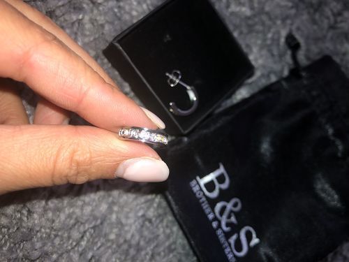 Customer photo review of Majesty Earrings