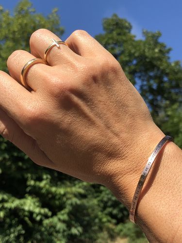 Customer photo review of You are born to be real not to be perfect