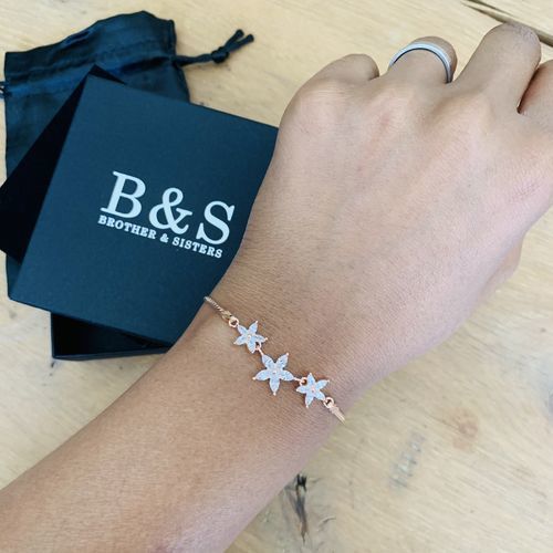 Customer photo review of Austrian Crystals Flowers Bracelet