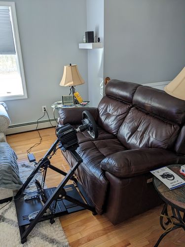 Customer photo review of APEX Steering Wheel Stand