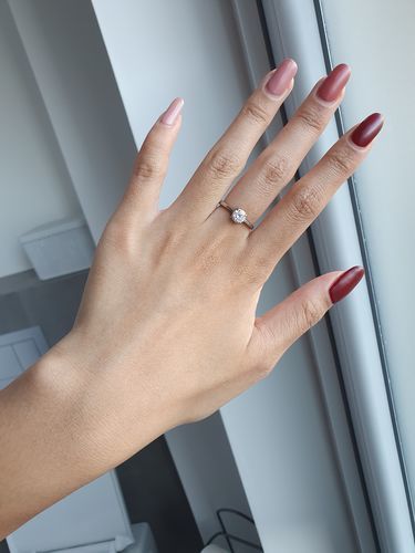 Customer photo review of Silver Circle Ring
