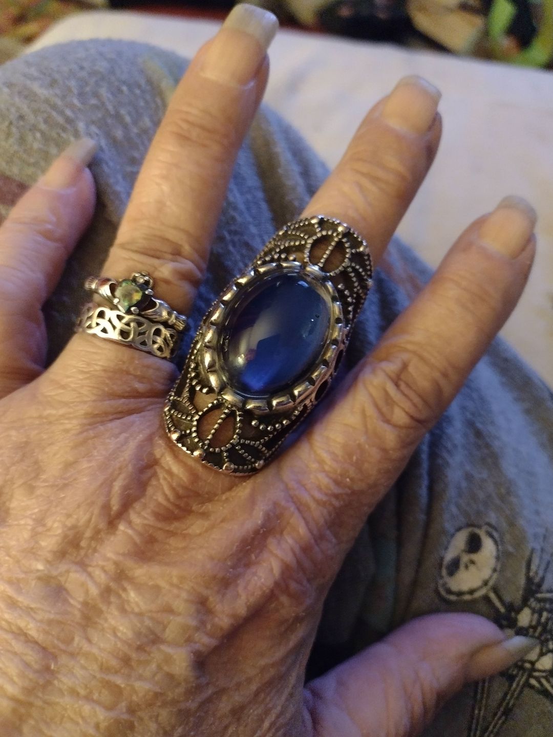 Customer photo review of Empowering New-Age Mood Ring