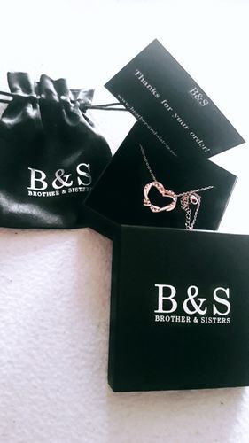 Customer photo review of Hearts with Austrian Crystals Necklace