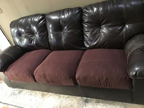 Customer photo review of Sofa Cushion Slipcovers
