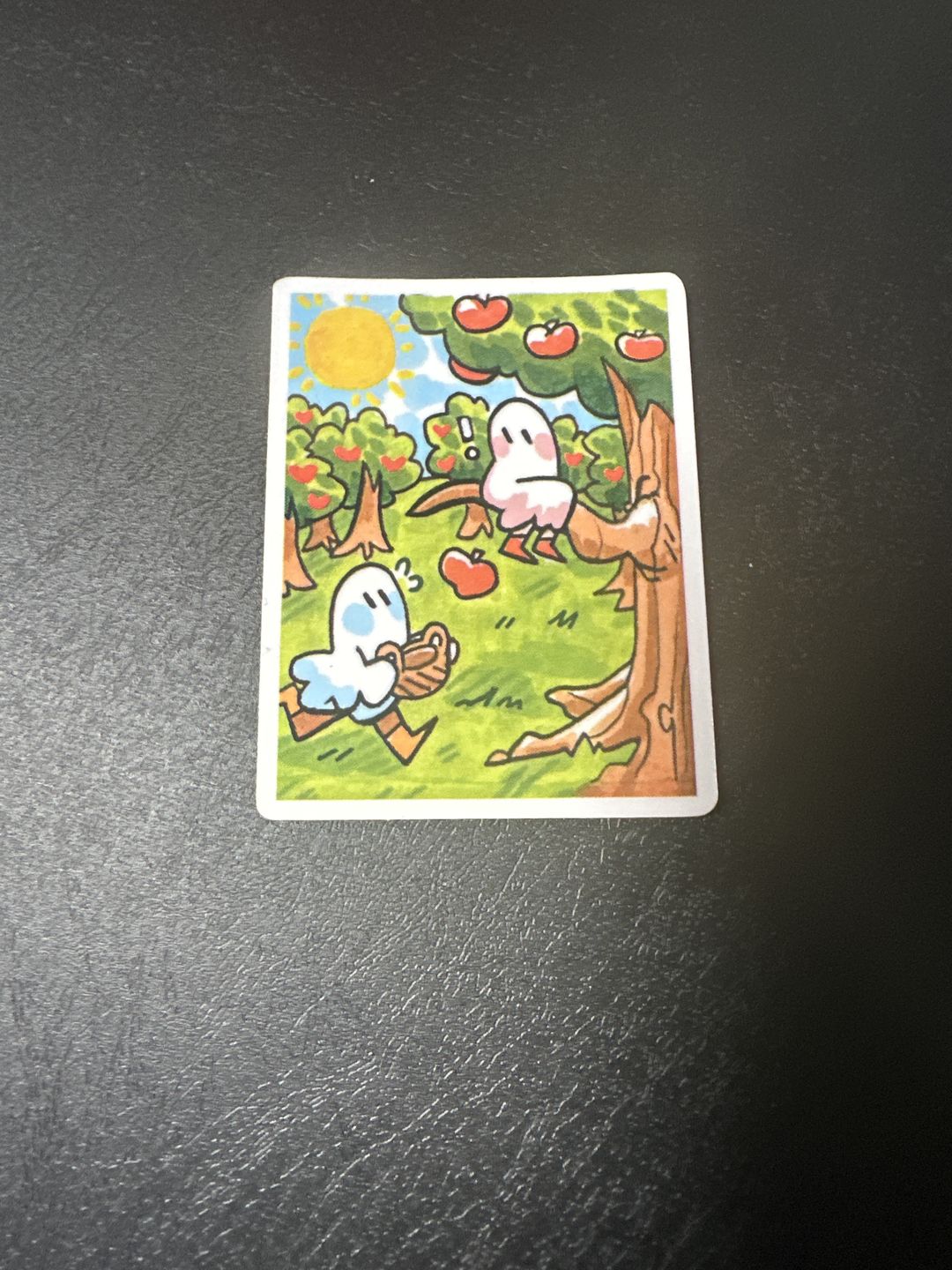 Customer photo review of Tiny Ghost Art Sticker Set!