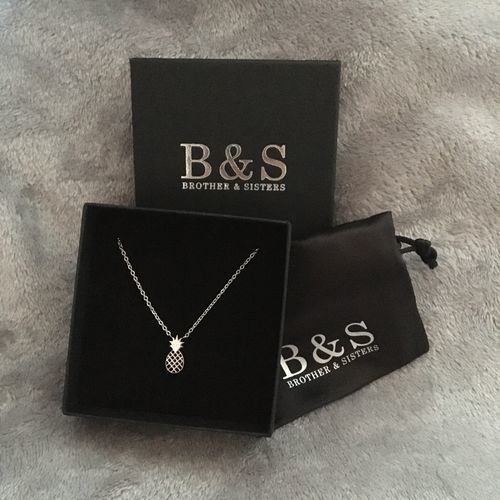 Customer photo review of Little Pineapple Necklace