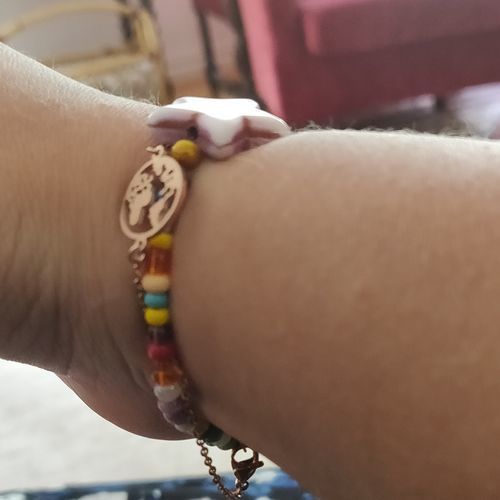 Customer photo review of Little Earth Bracelet