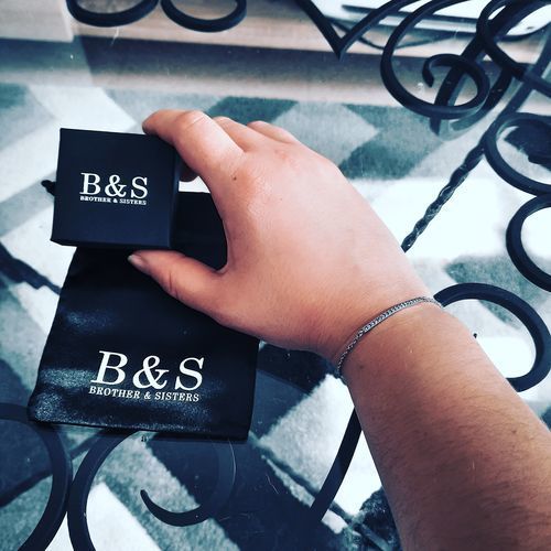 Customer photo review of Crystal Bar Bracelet
