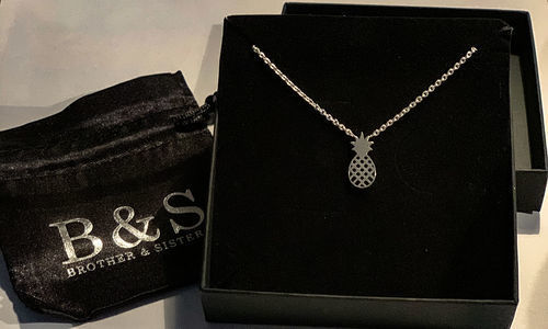 Customer photo review of Little Pineapple Necklace