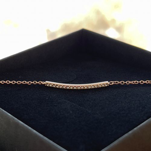 Customer photo review of Crystal Bar Bracelet