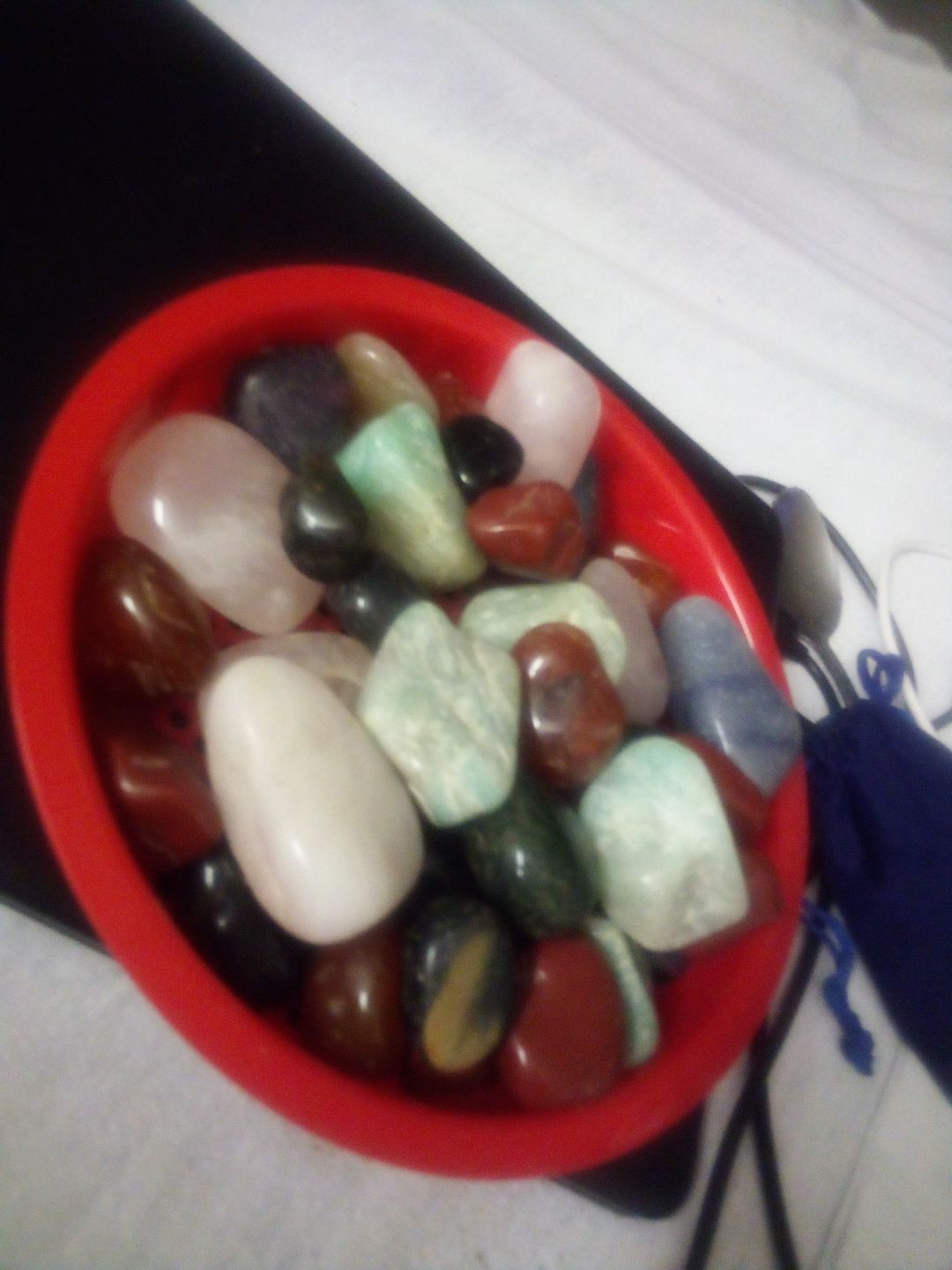 Customer photo review of Scoop of Tumbled Stones