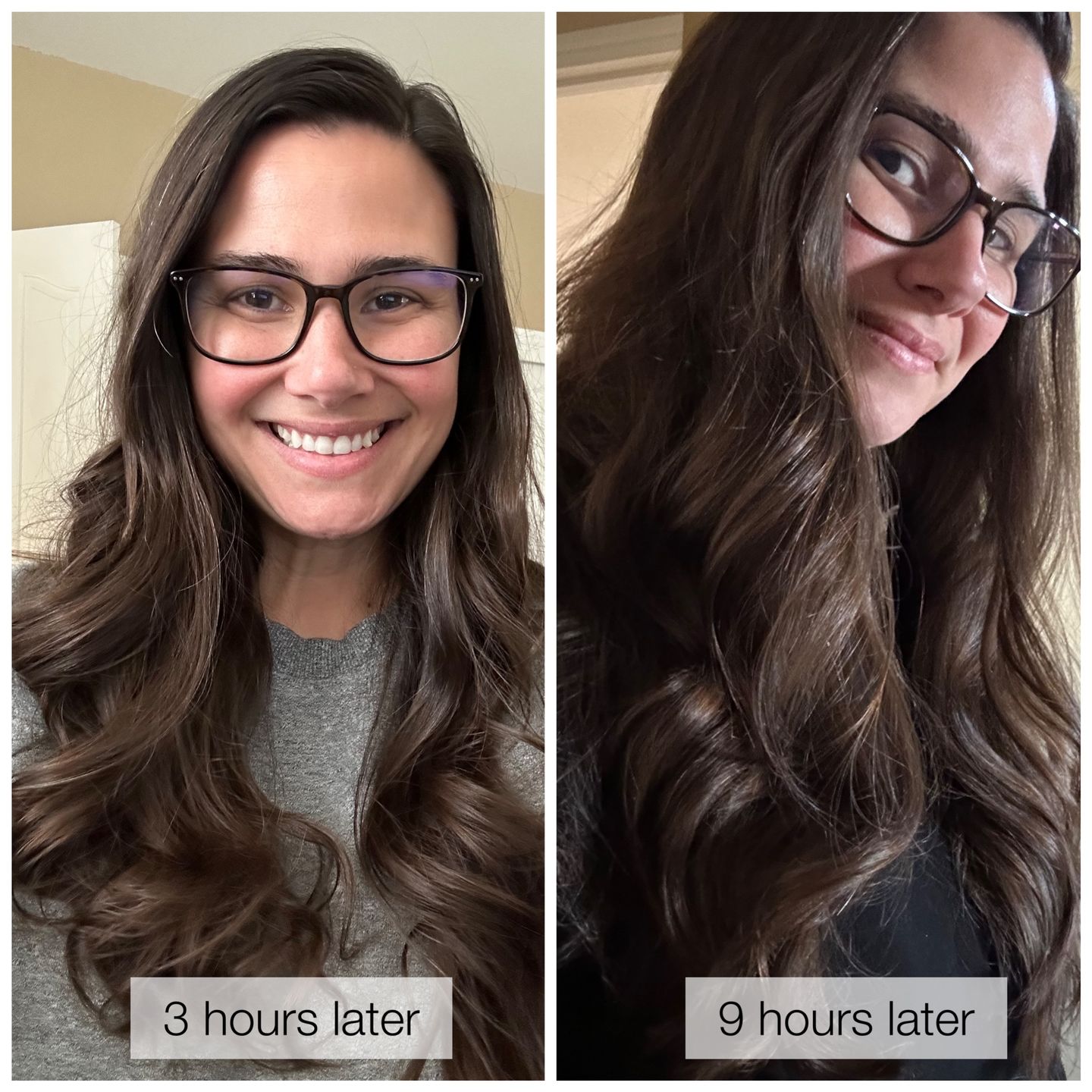 Customer photo review of Curling Headband - Black