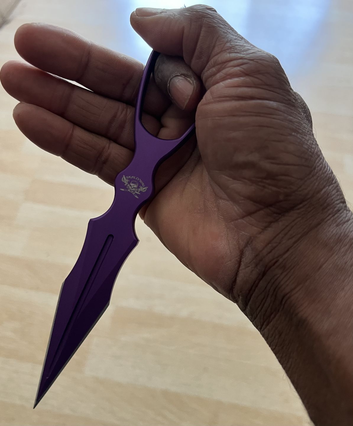 Customer photo review of Skallywag Aluminum Dagger (Not Trainer)