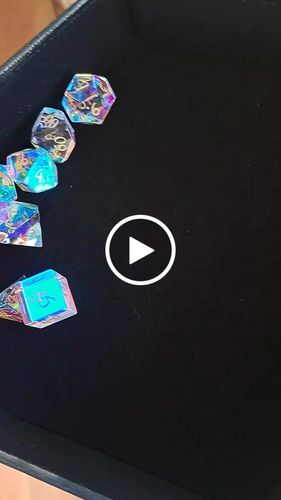 Customer video review of Fantastic Glass DnD D&D Dice Set