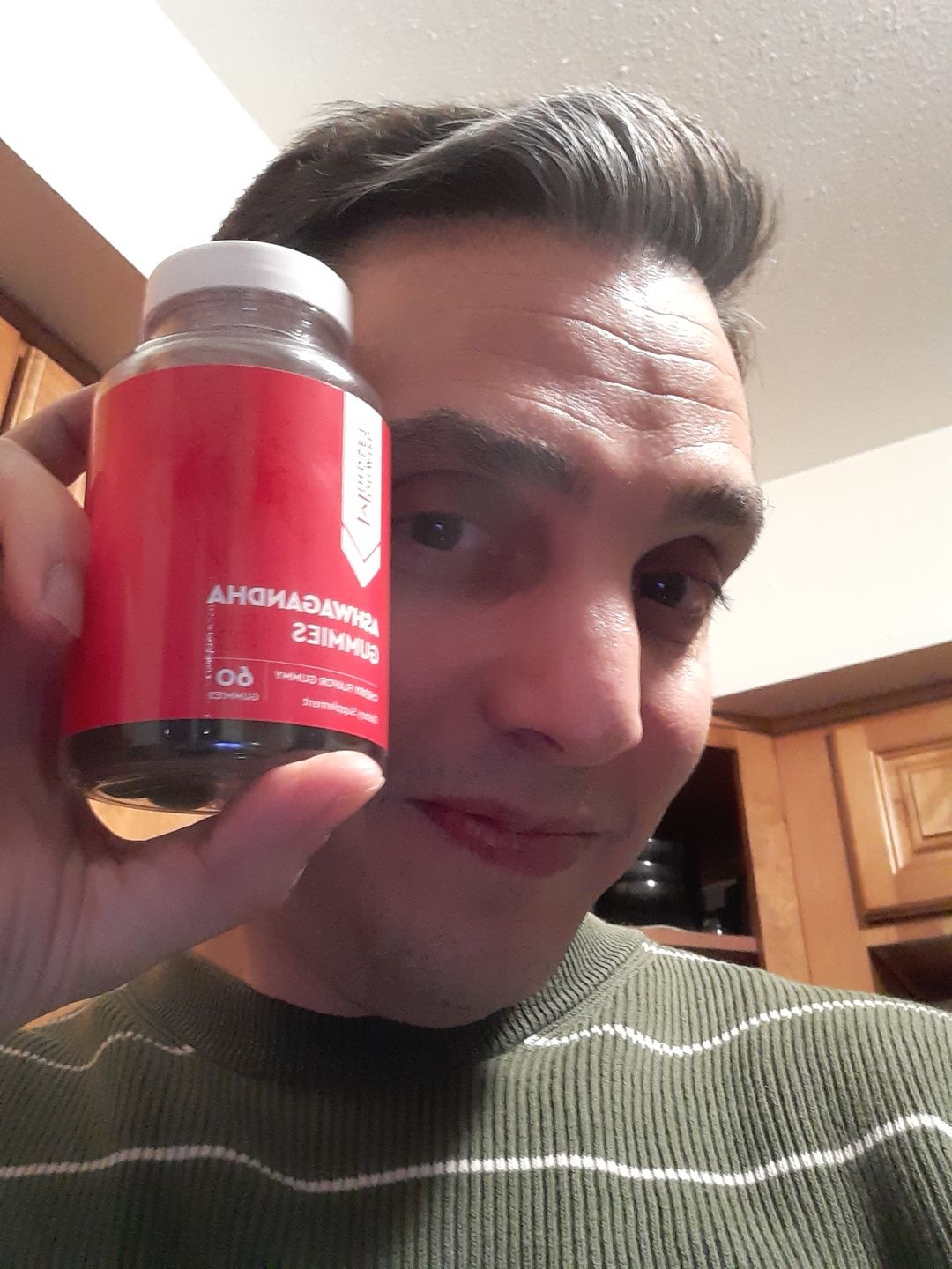Customer photo review of Ashwagandha Gummies