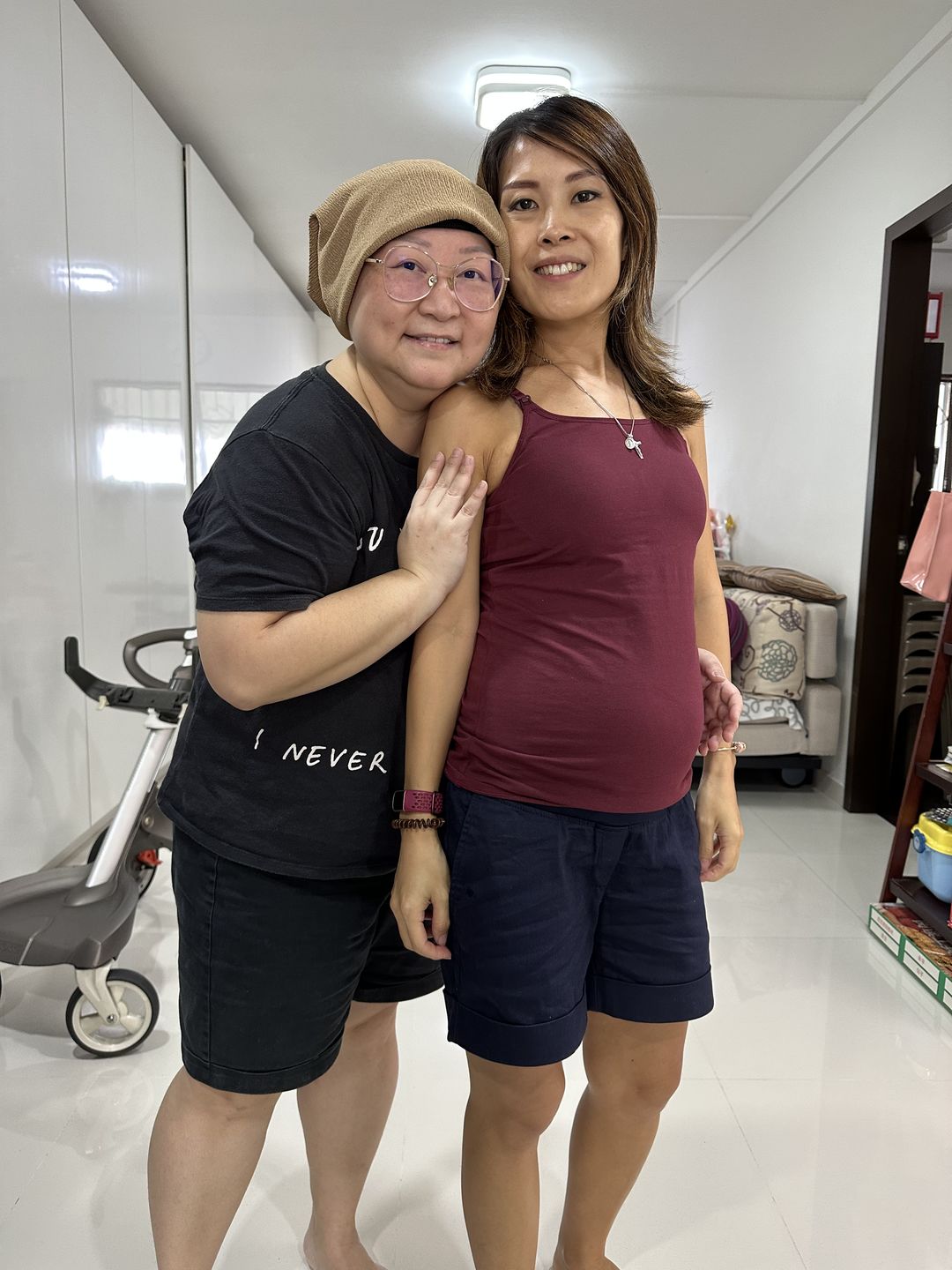 Customer photo review of Ellie Cruz Nursing Cami