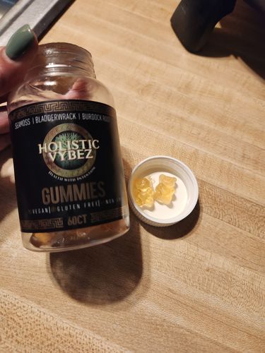 Customer photo review of Organic Sea Moss Gummy Bears