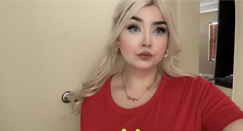 Customer photo review of Platinum Blonde Human Hair Toppers for Women with Natural Volume #60
