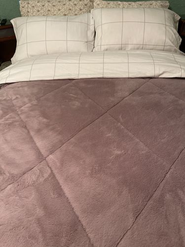 Customer photo review of Juego de Sábanas Franela Plus en Modelos Estampados -Tamaño y color a elegir