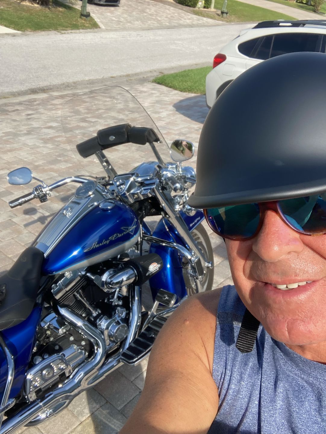 Customer photo review of Smallest SOA Half Helmet