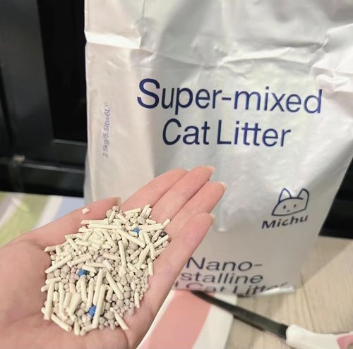 Customer photo review of Michu Mixed Tofu Cat Litter, Heavy Duty Flushable Kitty Litter