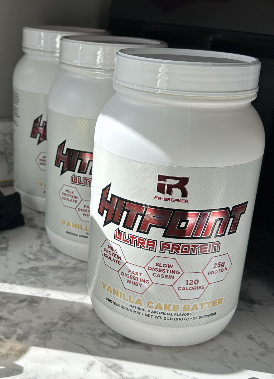 Customer photo review of HITPOINT ULTRA PROTEIN