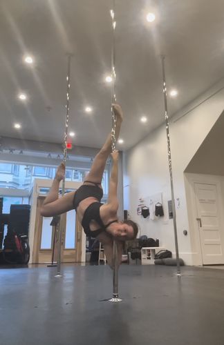 Customer photo review of Lure You High Waisted Garter Shorts BLACK