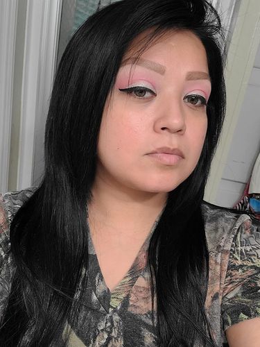 Customer photo review of Natural Black Human Hair Topper for Women with Thinning Hair #1B