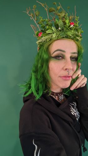 Customer photo review of Pointy Butterfly Choker