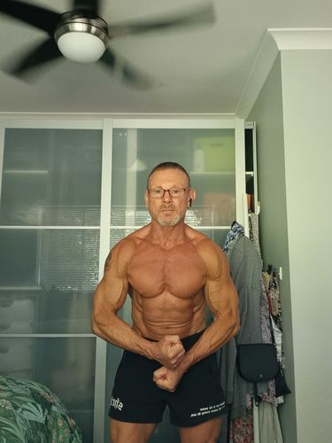 Customer photo review of Trip Reflective - Baller - Muscle Tank top