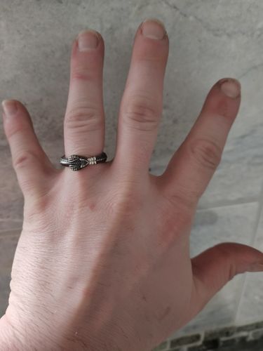 Customer photo review of Ouroboros Ring