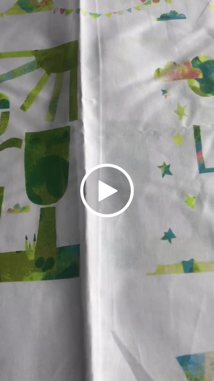 Customer video review of 62cm Panel Positive Quotes Cotton Fabric