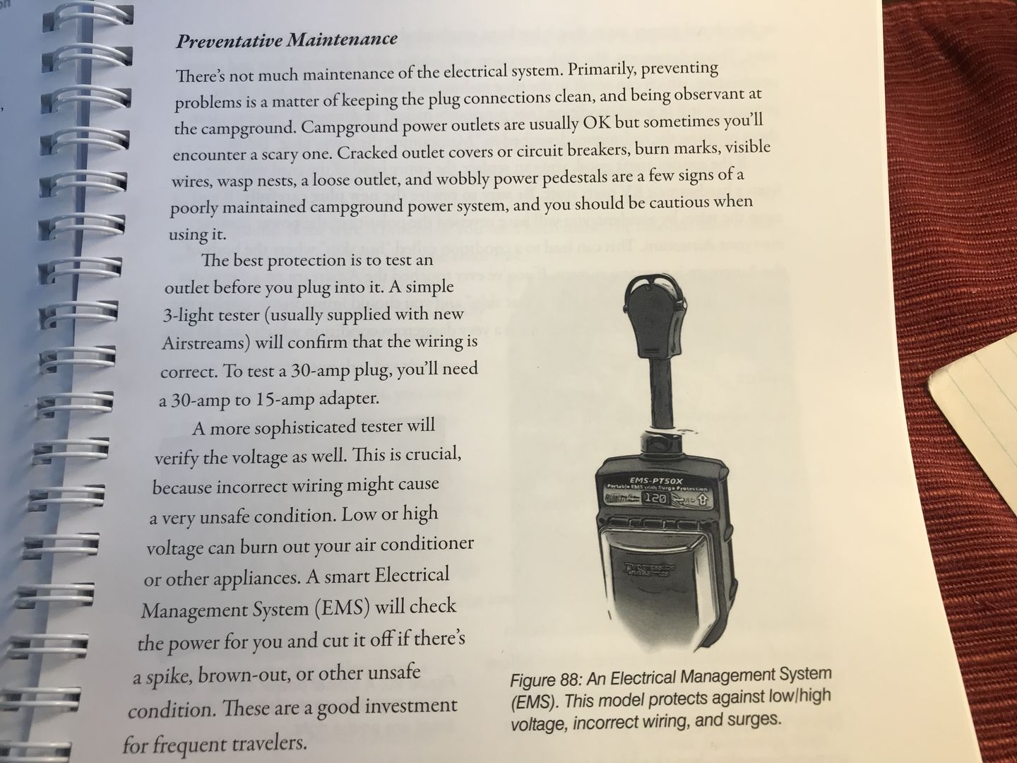 Customer photo review of The (Nearly) Complete Guide to Airstream Maintenance, 2nd edition PRE-ORDER