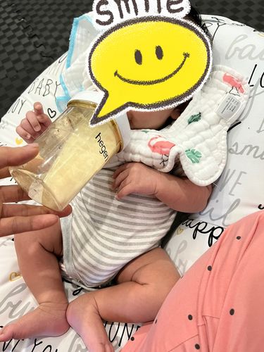 Customer photo review of Hegen Nipple Extra Slow Flow, 2-Pack (0 months)