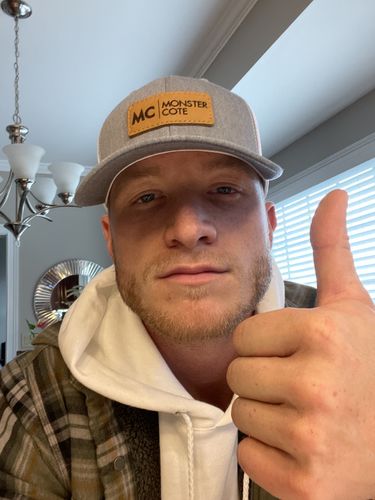 Customer photo review of Richardson 112 Custom Leather Patch Hat