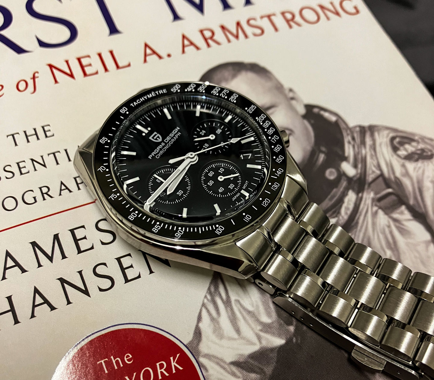 Customer photo review of Pagani Design PD-1701 "Speedmaster Moonwatch"
