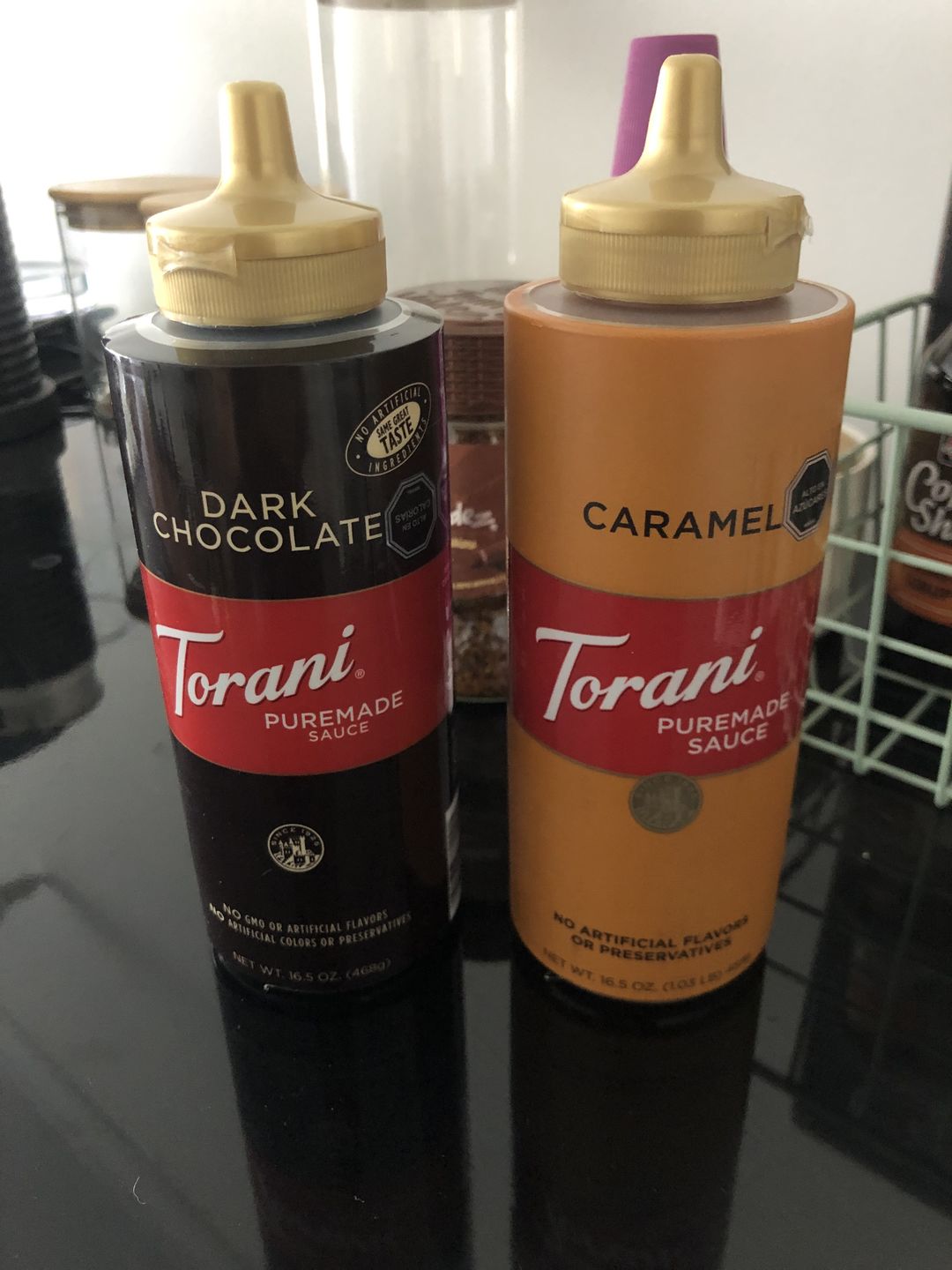 Customer photo review of Salsa De Caramelo Torani Puremade 468gr