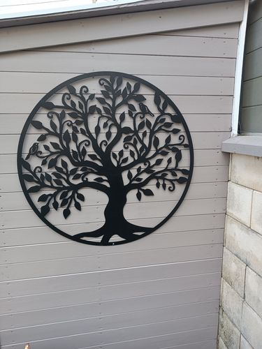 Customer photo review of Arbre de vie et oiseaux - Cercle