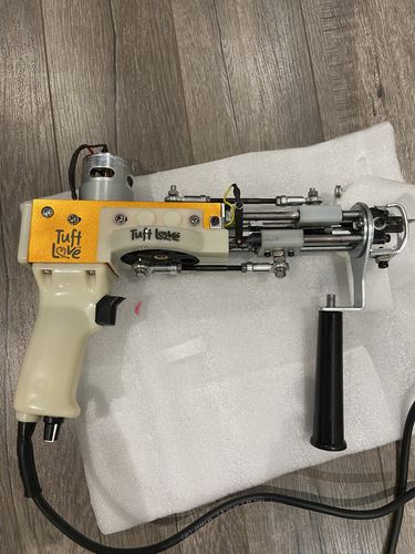 Customer photo review of Cut Pile and Loop Pile Combination Deal - No Adjusting, Just Tufting!