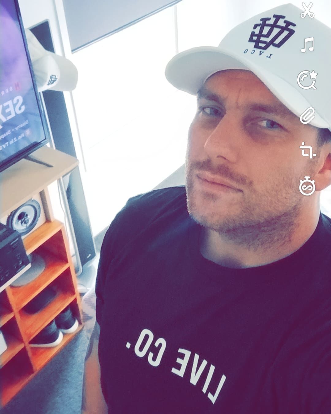 Customer photo review of LVCO "White" A-Frame Snapback