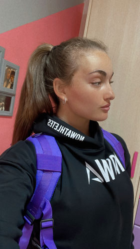 Customer photo review of Sudadera Onyx Trademark Oversized - Black Knight