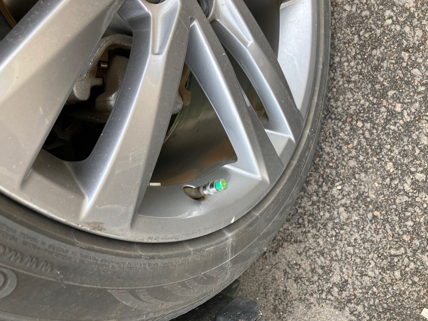 Customer photo review of Tire Pressure Detection Caps