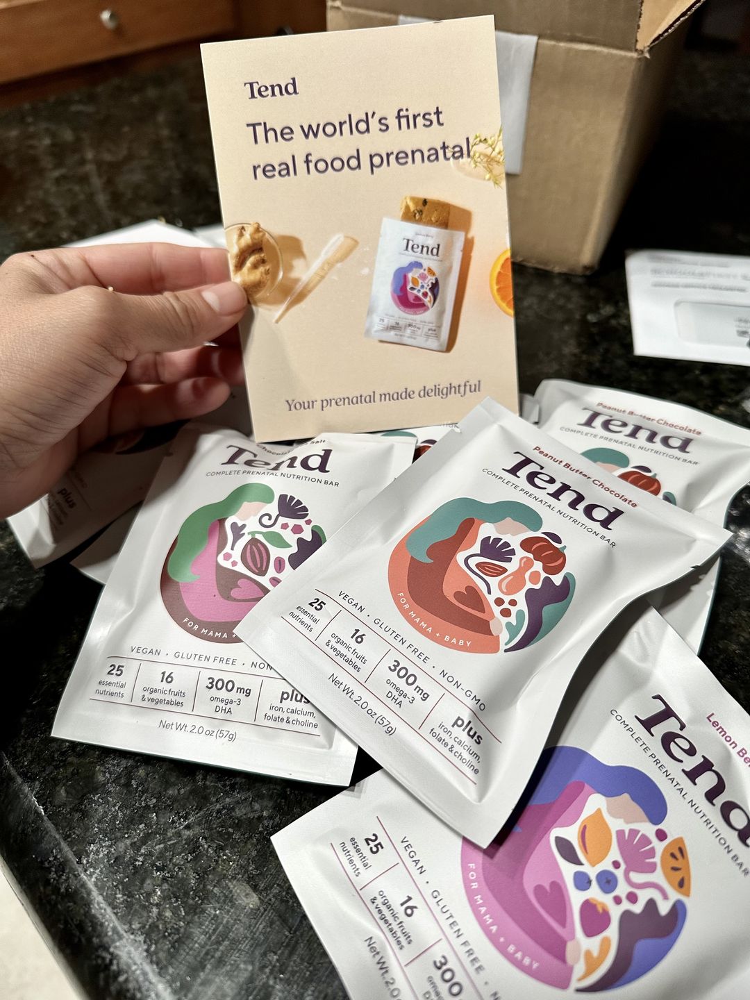 Customer photo review of Tend Prenatal