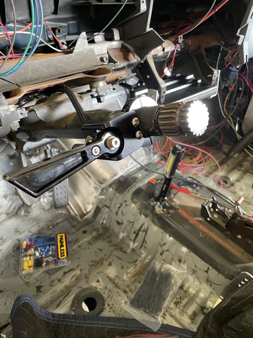 Customer photo review of Motion Raceworks Billet Aftermarket Turn Signal Switch 15-140