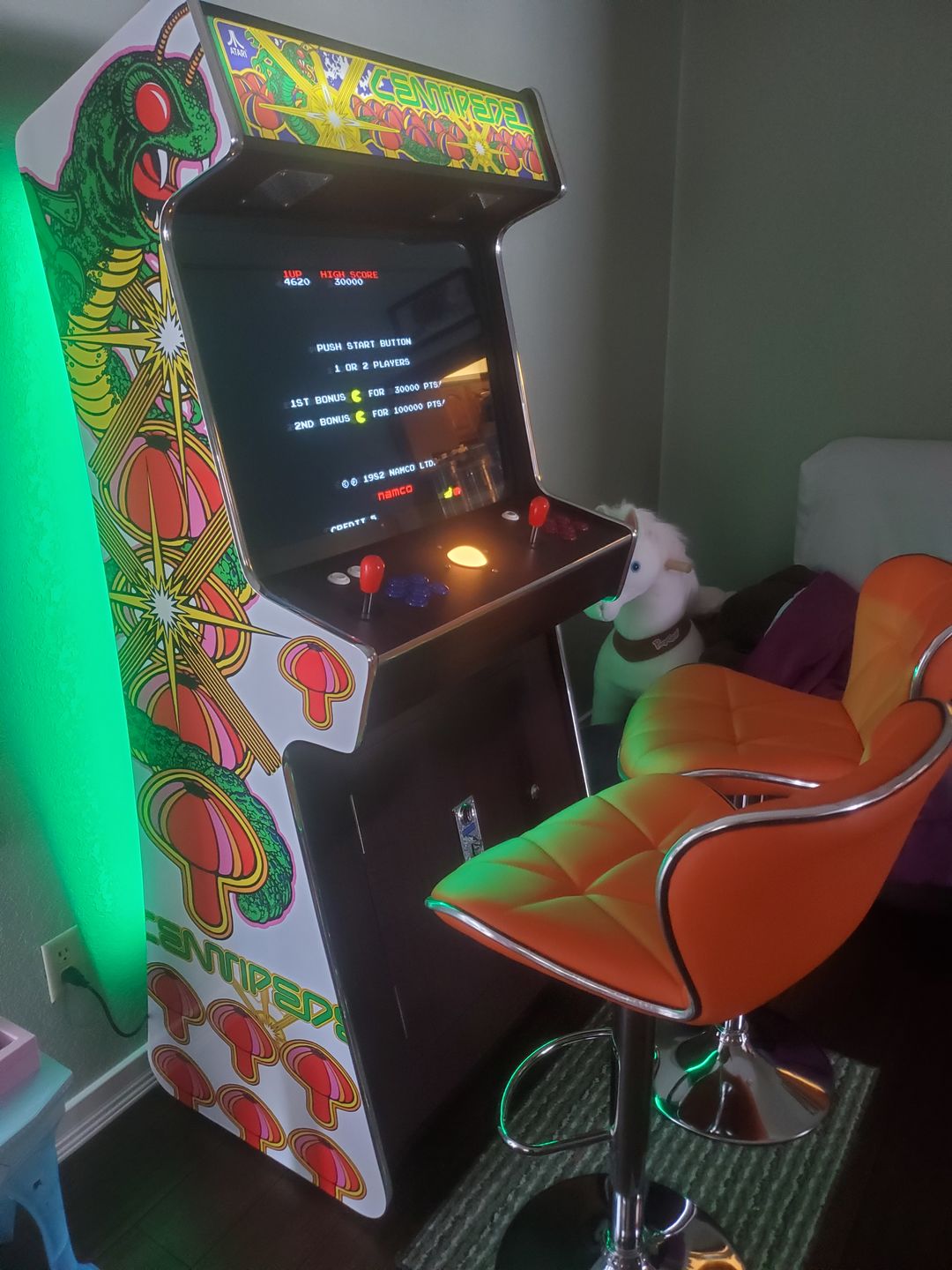 Customer photo review of 2 PLAYER STANDUP Arcade Machine 4600 Games Multi-cade  Upright Retro Cabinet Centi